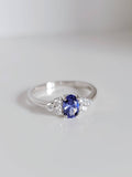 Precious Oval Cut Tanzanite Ring