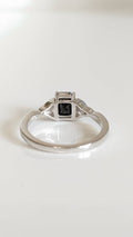 Sterling Silver Onyx Celtic Ring - view 7