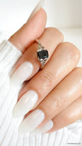 Sterling Silver Onyx Celtic Ring - view 8