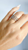 Sterling Silver Bold Band Ring - view 4
