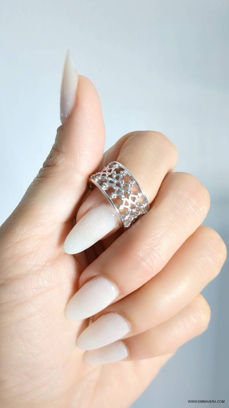 Sterling Silver Bold Band Ring