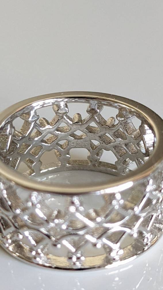 Sterling Silver Bold Band Ring - view 5