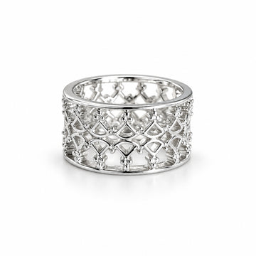 Sterling Silver Bold Band Ring - view 2
