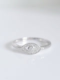Women's Sterling Silver Eye Ring