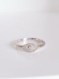 Women's Sterling Silver Eye Ring - view 4