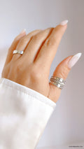 Sterling Silver Wide Bali Ring - view 7