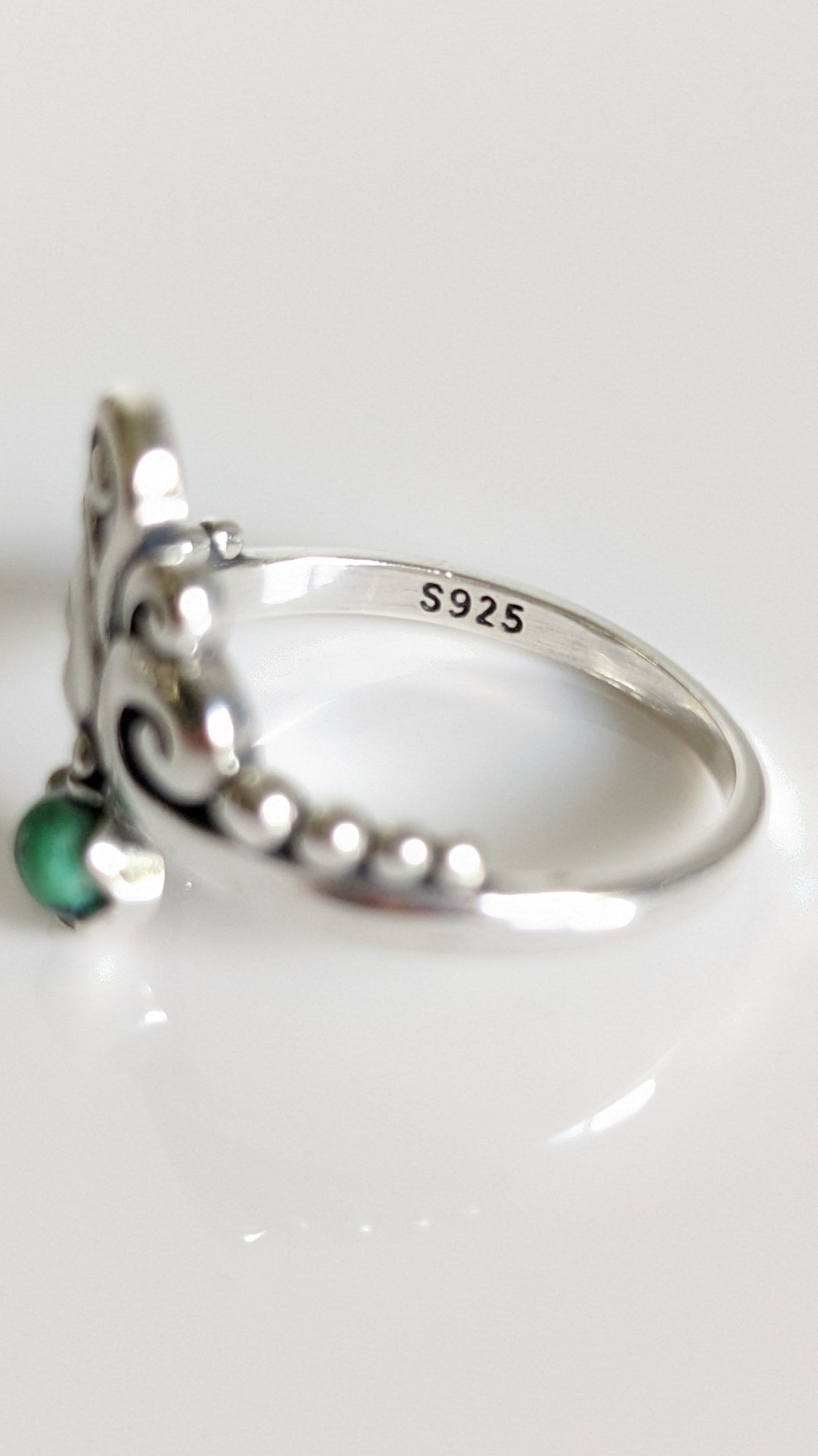 Sterling Silver Turquoise Ring - view 4