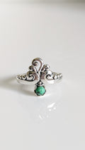 Sterling Silver Turquoise Ring - view 7