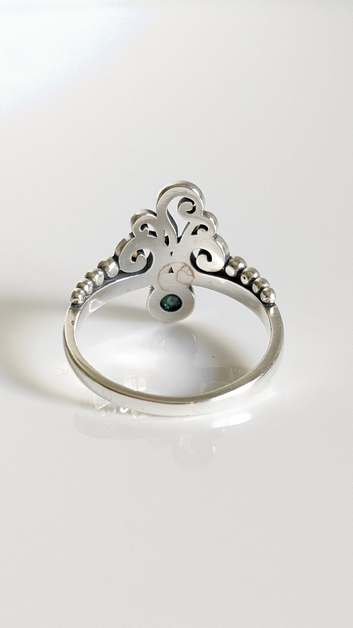 Sterling Silver Turquoise Ring - view 3