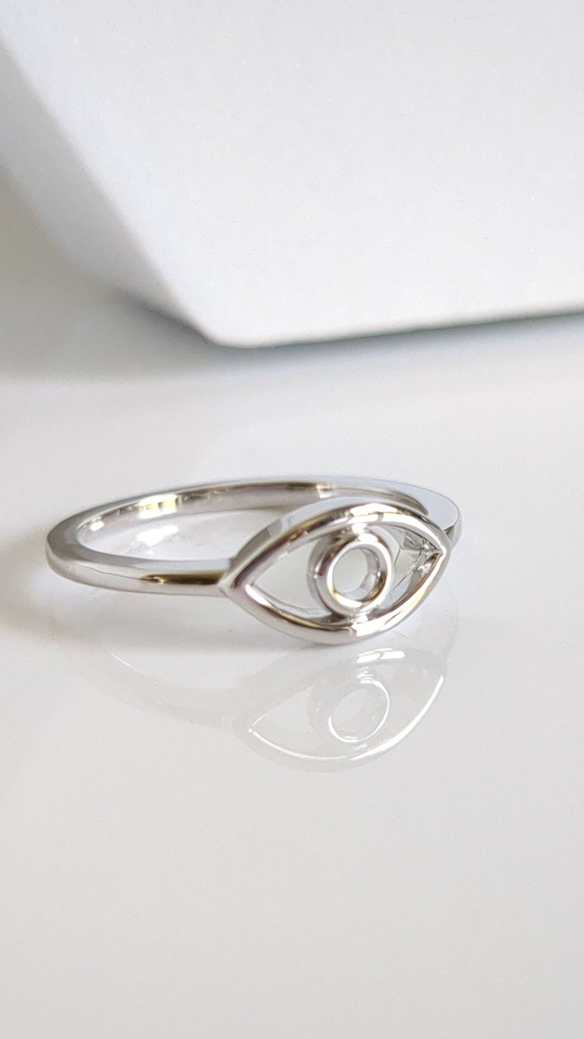 Sterling Silver 925 Eye Ring - view 4