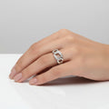 Sterling Silver Trendy Chain Ring - view 2