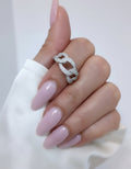 Sterling Silver Trendy Chain Ring - view 4