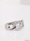 Sterling Silver Trendy Chain Ring - view 3