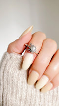 Sterling Silver 925 Sun Face Ring - view 8