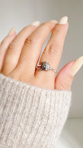 Sterling Silver 925 Sun Face Ring - view 7