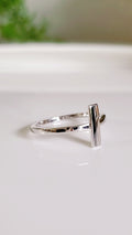 Sterling Silver T Bar Ring - view 4