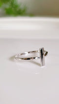 Sterling Silver T Bar Ring - view 6