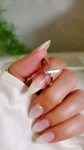Sterling Silver T Bar Ring - view 5