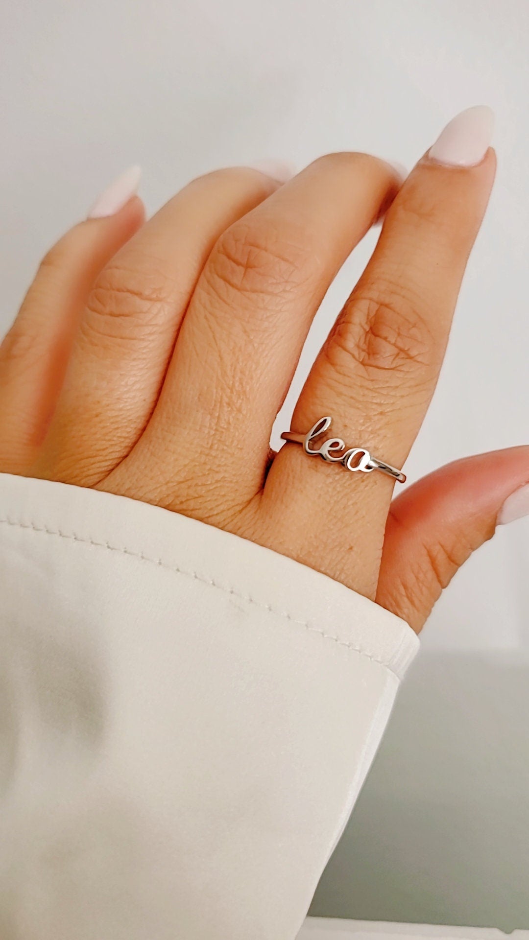 Sterling Silver Zodiac Birth Month Ring - view 5