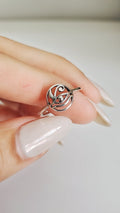 Sterling Silver Amulet Eye of Horus Ring - view 7