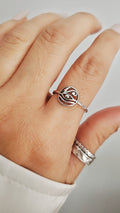 Sterling Silver Amulet Eye of Horus Ring - view 9