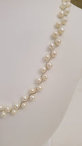 Sterling Silver Genuine Freshwater Pearl Necklace - view 7
