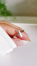 Sterling Silver T Bar Ring - view 2