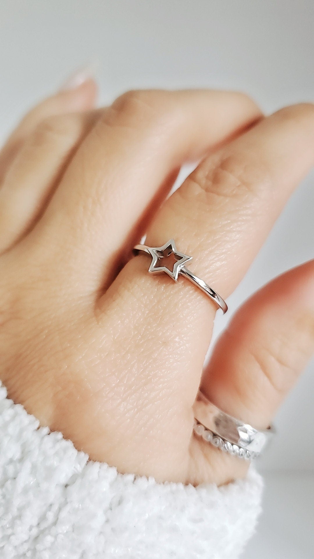 Sterling Silver Shooting Star Ring - view 2