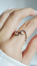 Spiral Sterling Silver Ring - view 6