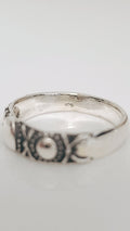 Sterling Silver Bali Oxidized Band Ring - view 4