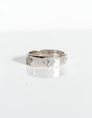 Sterling Silver 925 Flower ring