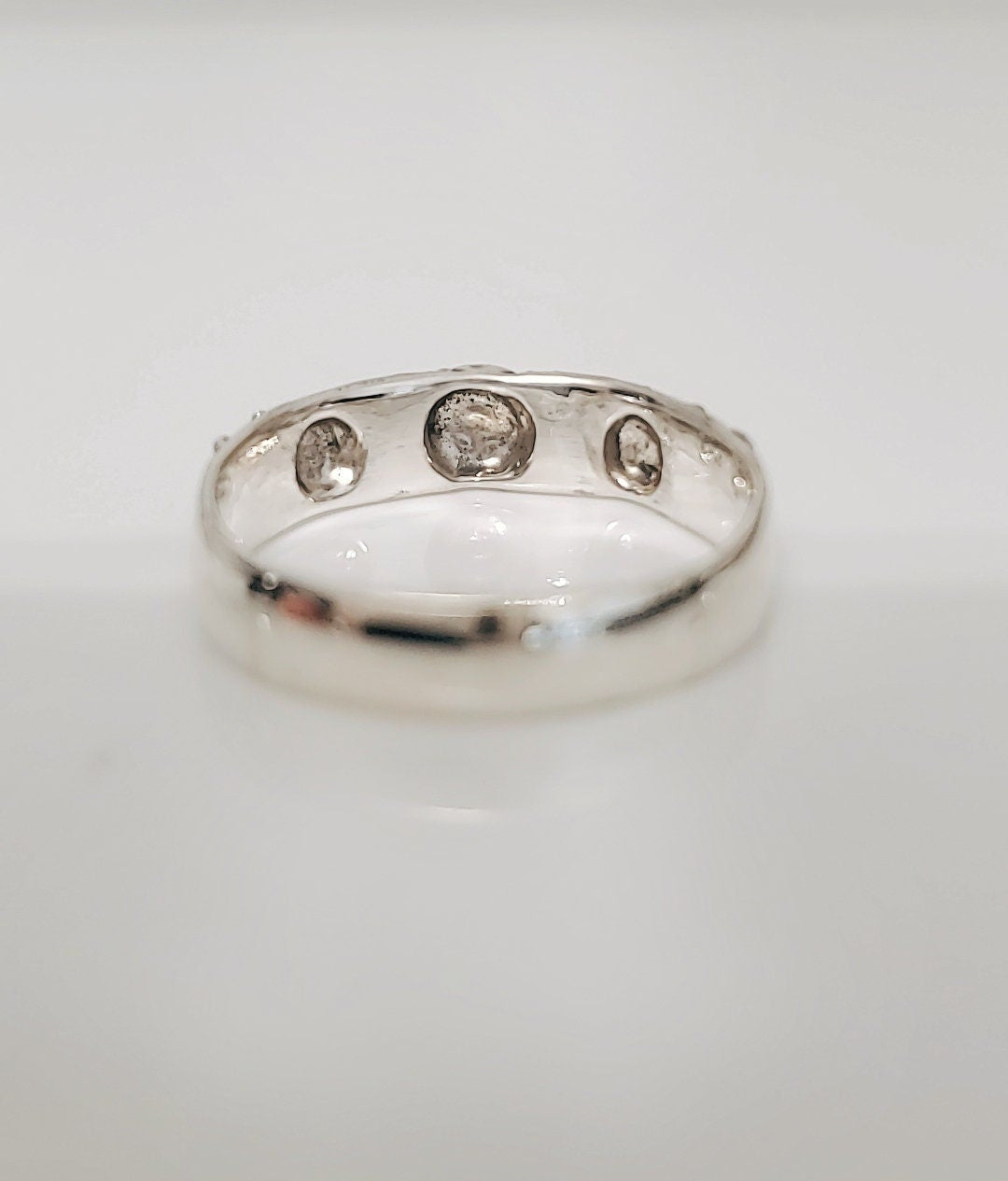 Sterling Silver Bali Oxidized Band Ring - view 6