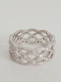 Sterling Silver Statement Wide Band Ring - view 2