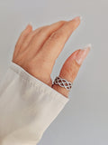 Sterling Silver Statement Wide Band Ring - view 4