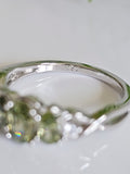 Sterling Silver Peridot Ring - view 3