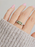 Sterling Silver Peridot Ring - view 13