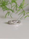 Heart Crown Sterling Silver Ring - view 7