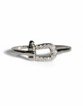 Sterling Silver Belt Buckle Ring - view 7