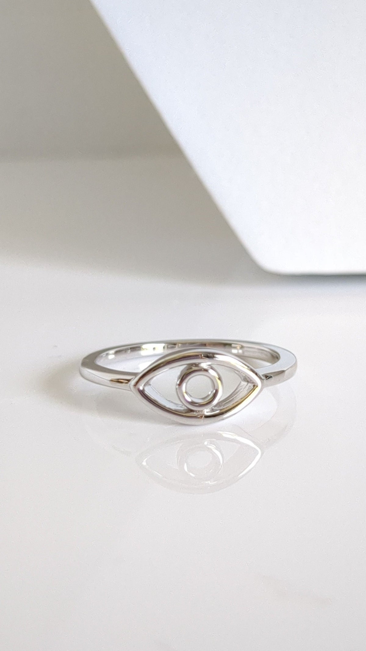 Sterling Silver 925 Eye Ring