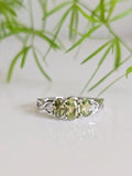 Sterling Silver Peridot Ring - view 12