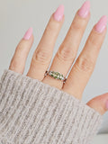 Sterling Silver Peridot Ring - view 7