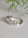 Heart Crown Sterling Silver Ring - view 3