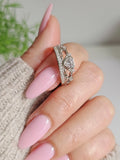 Heart Crown Sterling Silver Ring - view 5