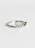 Sterling Silver 925 Love Cursive Script Ring - view 3