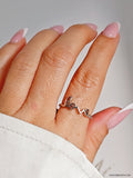 Sterling Silver 925 Love Cursive Script Ring - view 5