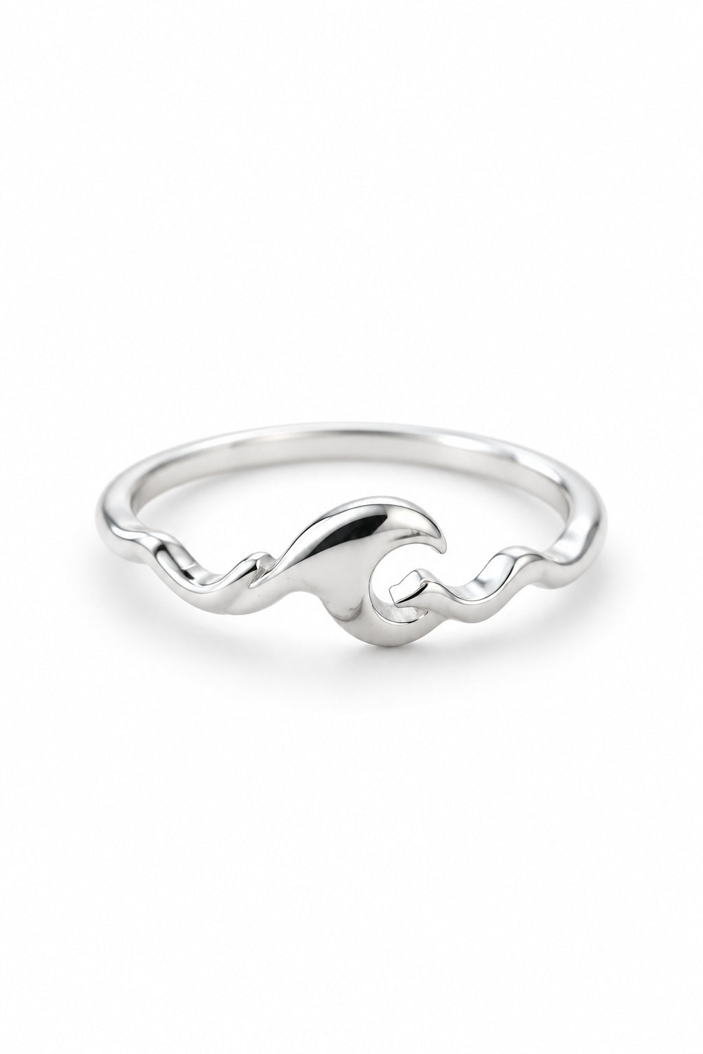 Dainty Wave Sterling Silver Ring