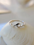 Dainty Wave Sterling Silver Ring