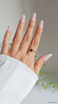 Sterling Silver Beaded Opal Ring Turquoise, Onyx, or Blue Opal - view 8
