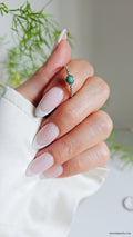 Sterling Silver Beaded Opal Ring Turquoise, Onyx, or Blue Opal - view 10