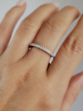 Eternity Sterling Silver Band Ring - view 2